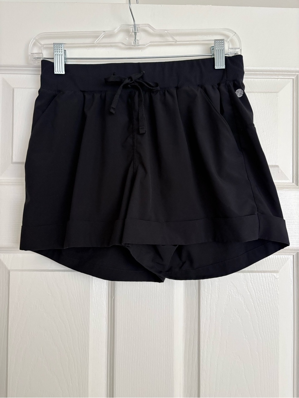 Zella Black Athletic Shorts with Drawstring Waist